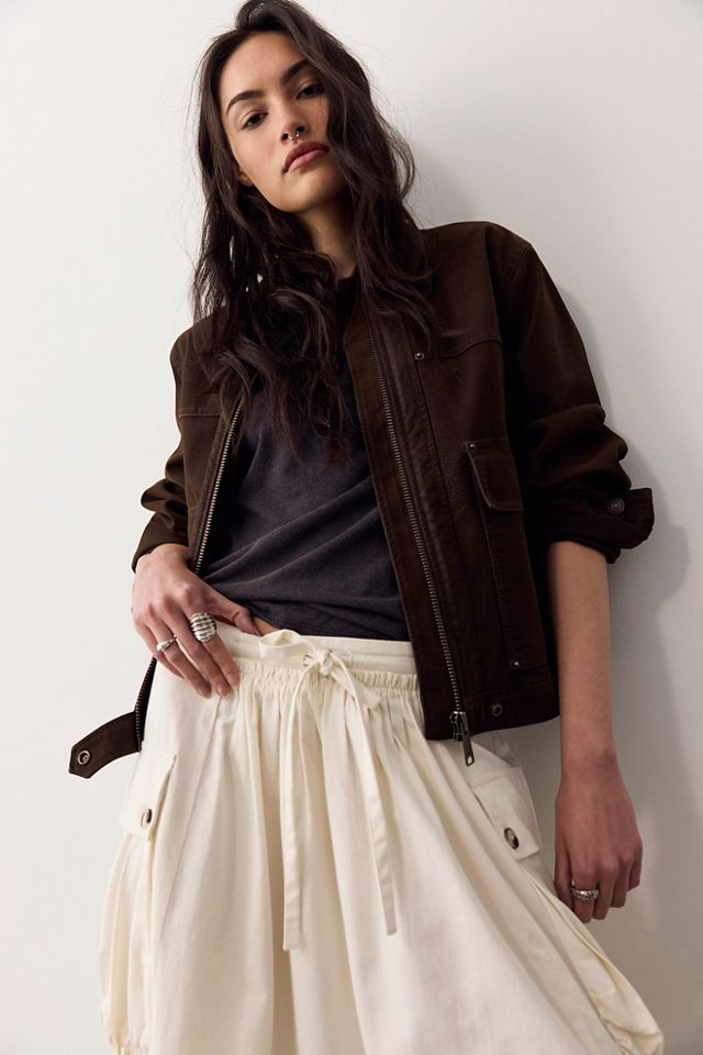 We The Free Trailblazer Cargo Midi Skirt #3