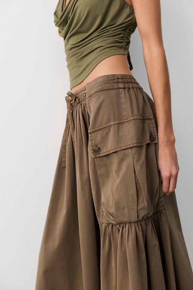 We The Free Trailblazer Cargo Midi Skirt #1