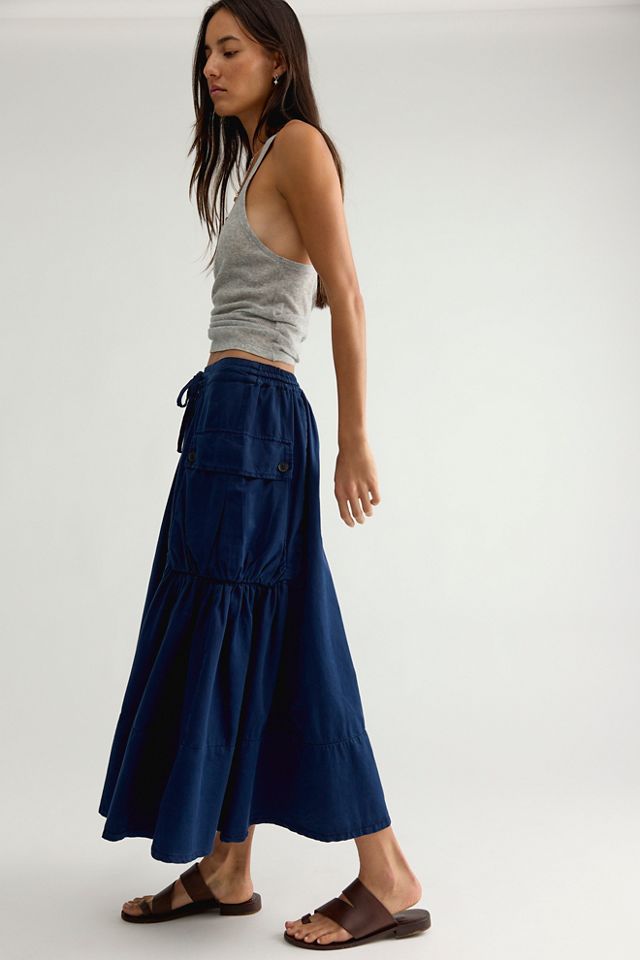 We The Free Trailblazer Cargo Midi Skirt #3