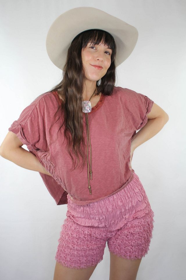 1960s Vintage Pink Frill Lace High-Waisted Ruffle Bloomers Selected By Moons + Junes Vintage #3
