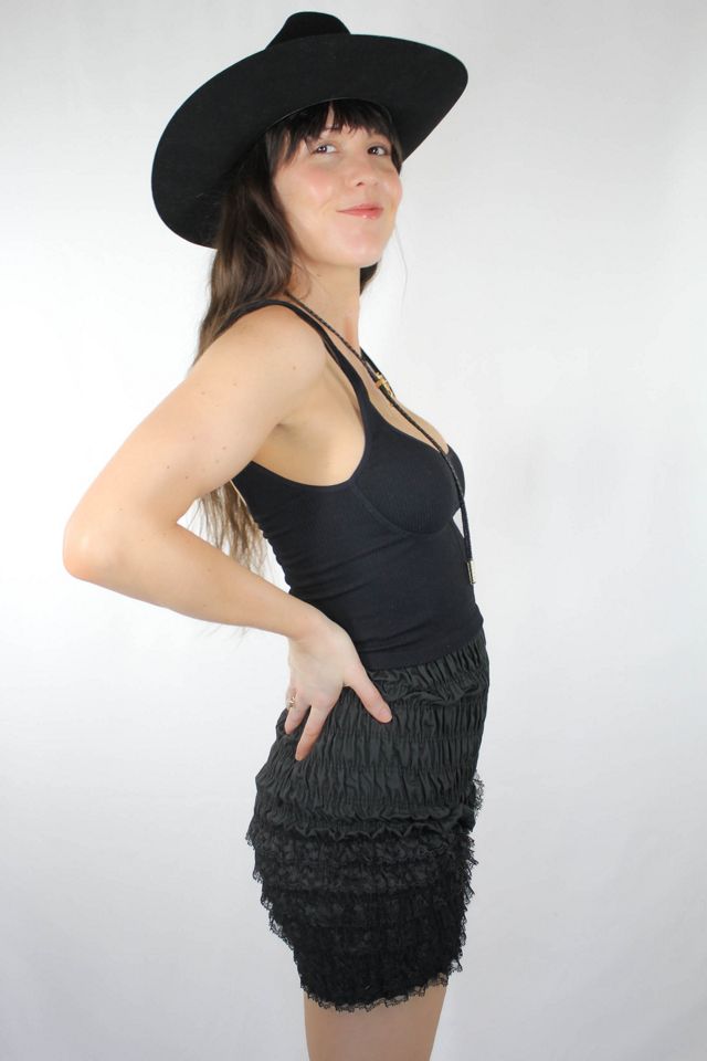 1960s Vintage Black Frill Lace High-Waisted Ruffle Bloomers Selected By Moons + Junes Vintage #2