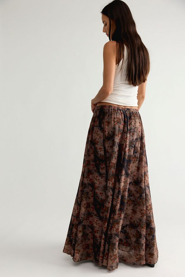 Ives Printed Maxi Skirt #1