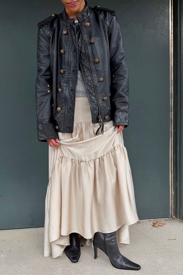 We The Free Roxy Leather Band Jacket #5