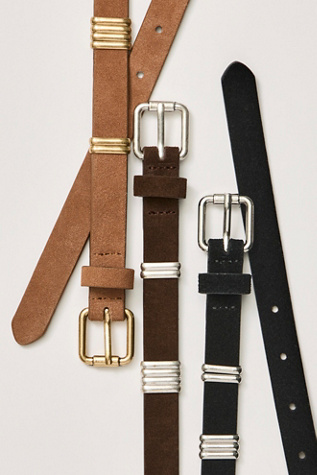 Женский ремень Free People Millie Microslim Belt, цвет: Чёрный — фото 2