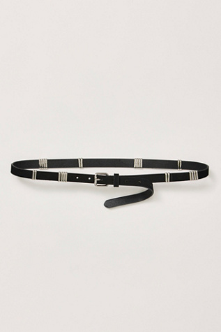 Женский ремень Free People Millie Microslim Belt, цвет: Чёрный — фото 3