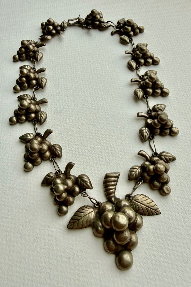 Art Deco Grape Cluster Necklace Selected by Wax Plant #1