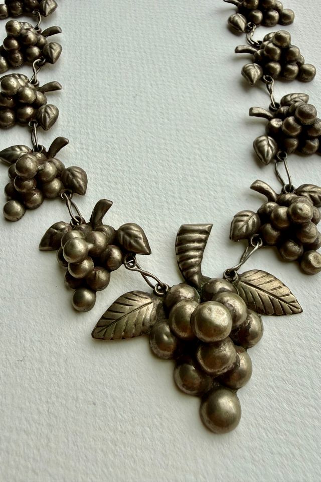 Art Deco Grape Cluster Necklace Selected by Wax Plant #2