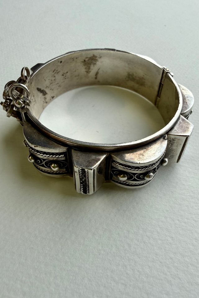 Sterling Silver Berber Bangle Bracelet #2