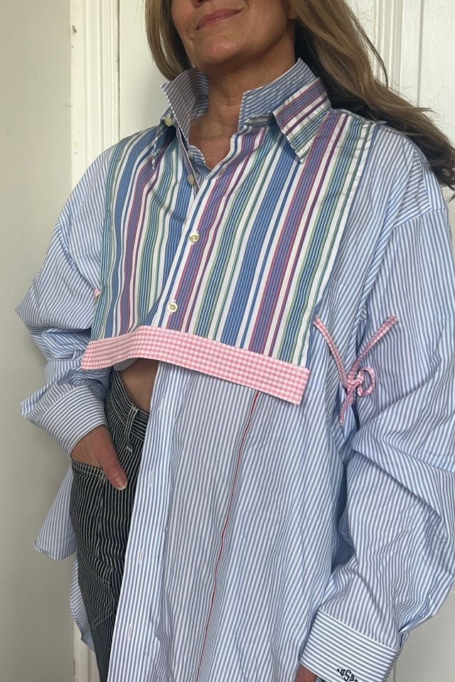 Restructured Dress Shirt with Side Ties Selected by KA.TL.AK #1