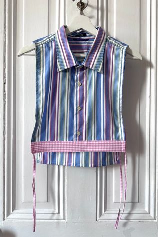 Restructured Dress Shirt with Side Ties Selected by KA.TL.AK