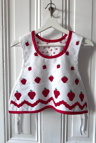 Handmade Strawberry Summer Tunic Top Selected by KA.TL.AK