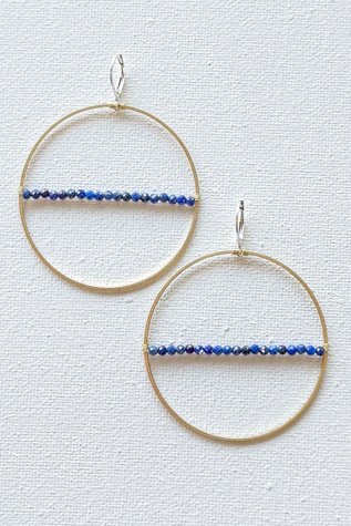 Nancy Melet Laurie Hoop Earrings