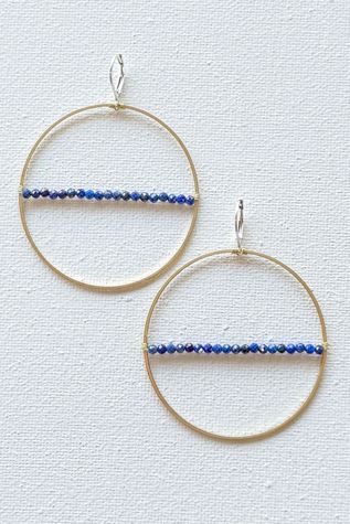Nancy Melet Laurie Hoop Earrings