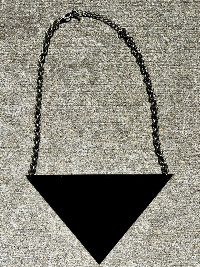 Vintage 1980’s Avant-Garde Triangle Choker Selected by Nomad Vintage #2