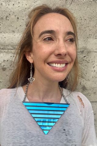 Vintage 1980’s Avant-Garde Triangle Choker Selected by Nomad Vintage