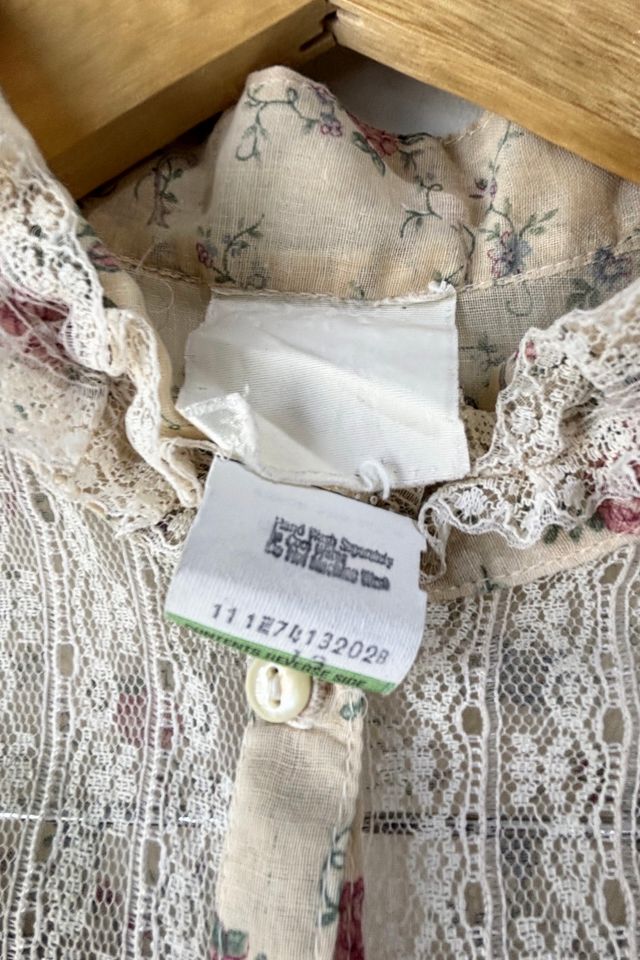 Gunne Sax Cream Floral Skirt Set Selected by The Curatorial Dept. #3