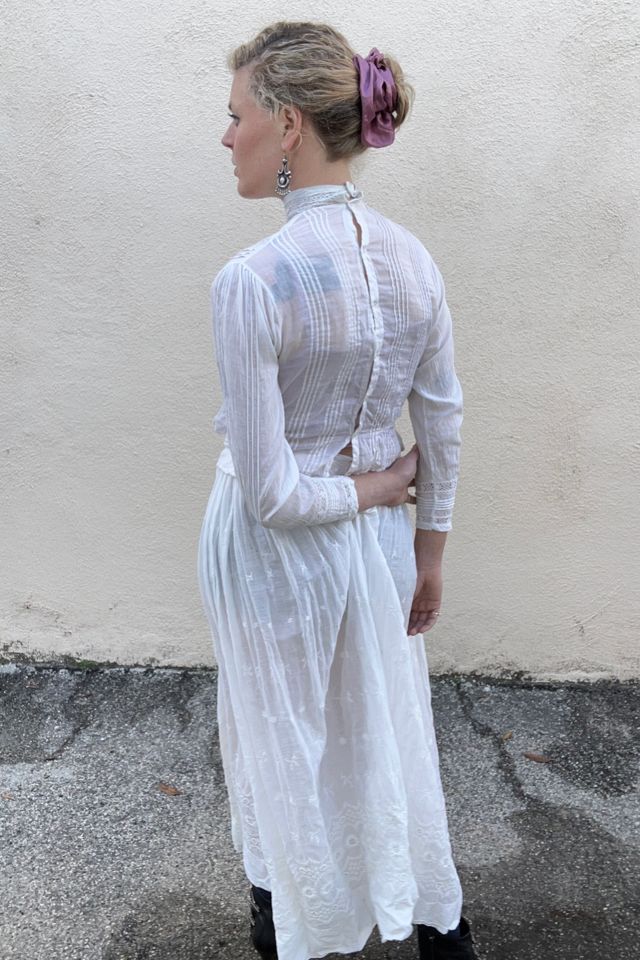 Vintage Victorian White Lace Skirt Set Selected by The Curatorial Dept. #1