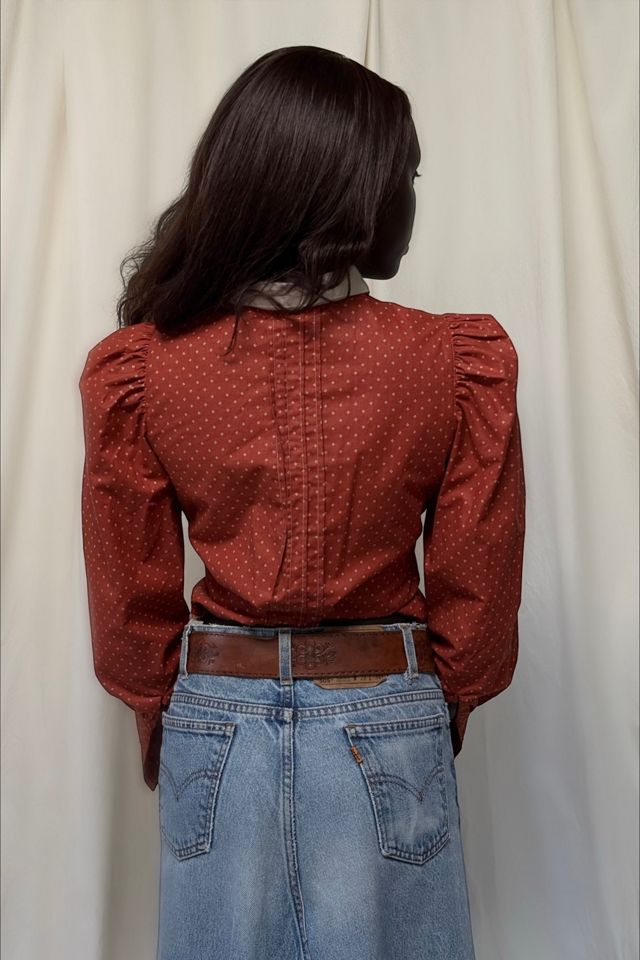 Vintage 1990's Victorian Revival Calico Blouse Selected by Afterlife Boutique #2