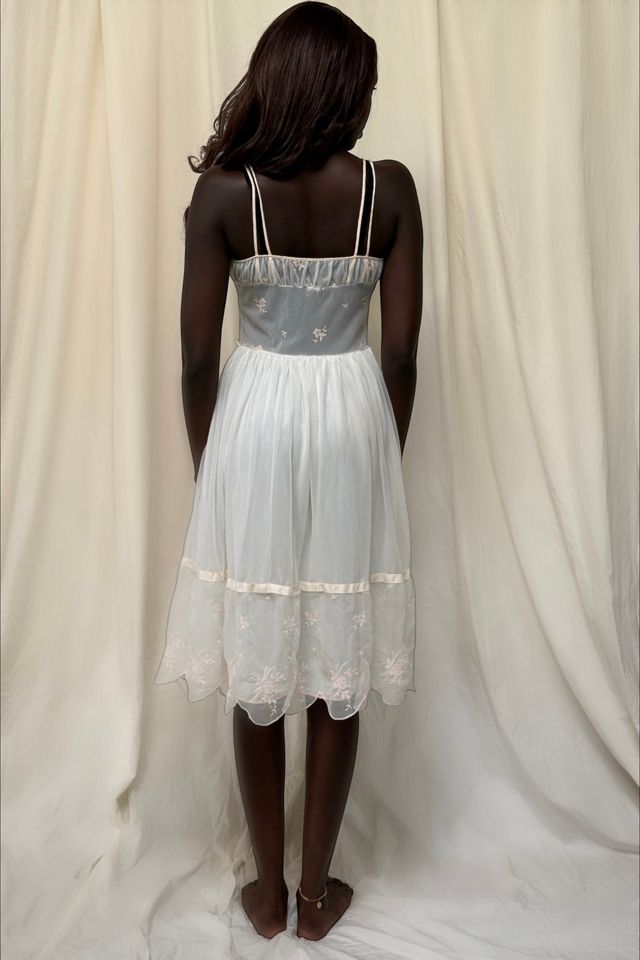 Vintage 1950's Babydoll Nightgown Midi Dress Selected By Afterlife Boutique #3