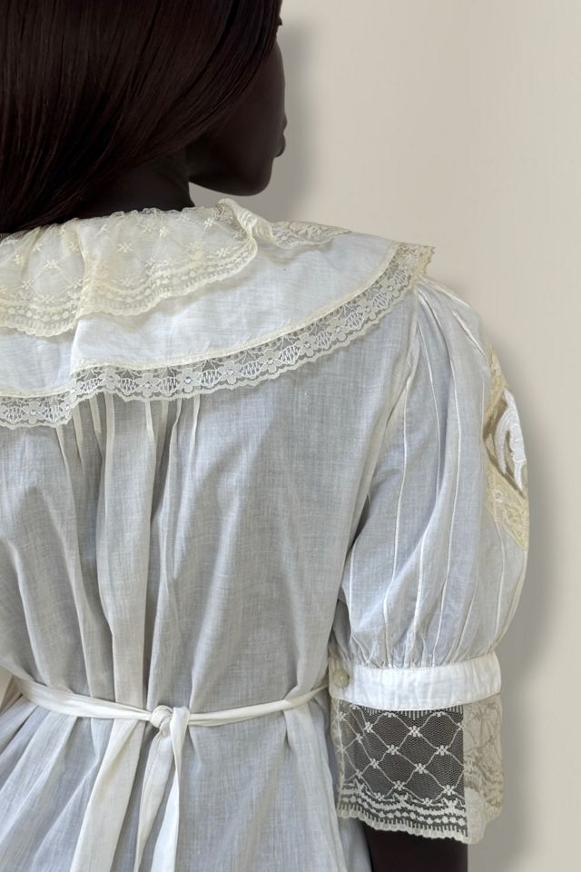 Antique 1900's Edwardian Heirloom Cotton Dress Selected By Afterlife Boutique #2