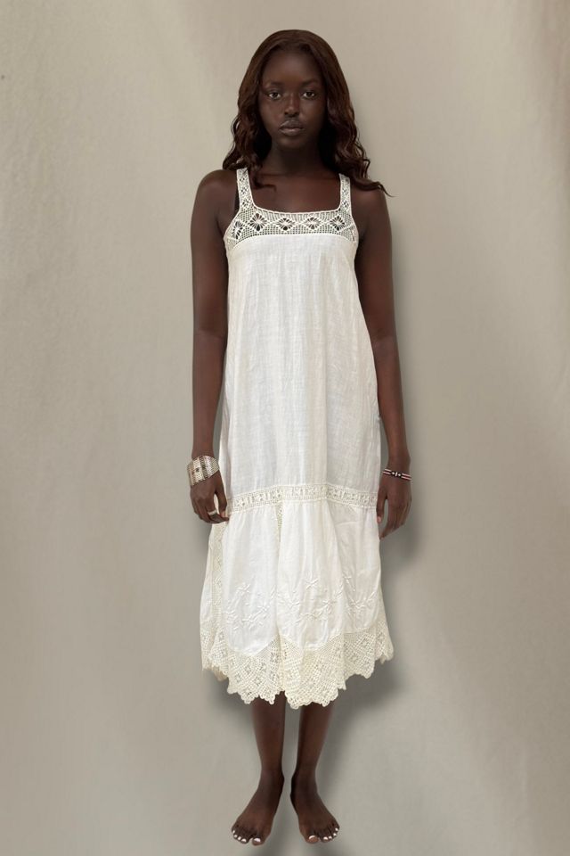 Antique 1900's Edwardian Crochet Tea Dress #3