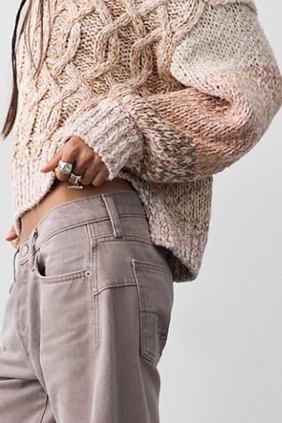 Женский свитер Free People Opal Multicolored Marled, цвет: Миндальный латте комбинированный — фото 4
