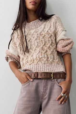 Opal Multicolored Marled Sweater