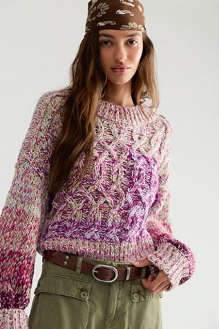 Opal Multicolored Marled Sweater