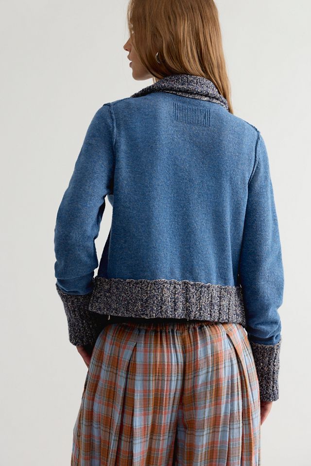 We The Free Off Kilt Funnel-Neck Wool Cardi #1