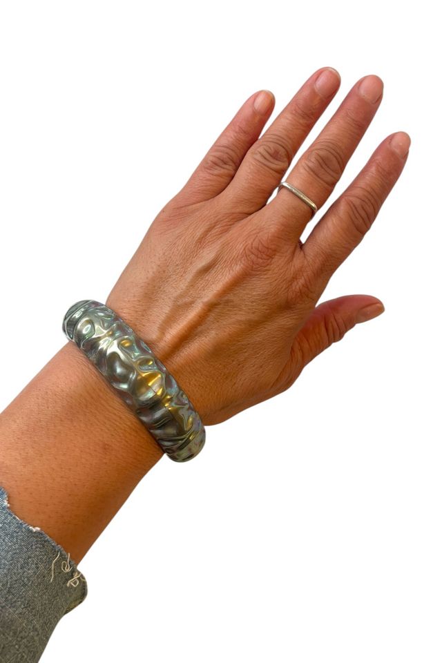 Iridescent Retro Plastic Bangle Selected By Ankh By Racquel #2