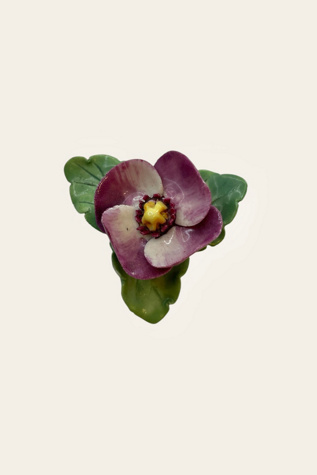 Vintage Purple Flower Brooch Selected By Ankh By Racquel