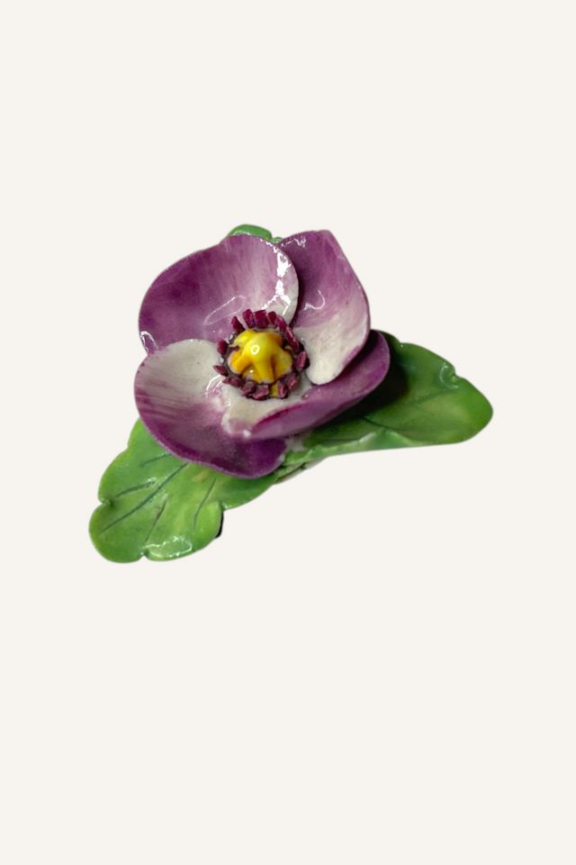 Vintage Purple Flower Brooch Selected By Ankh By Racquel #2