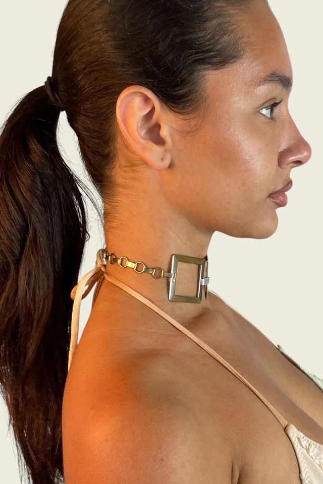 Mixed Metal Chain Choker Selected By Ankh By Racquel #1