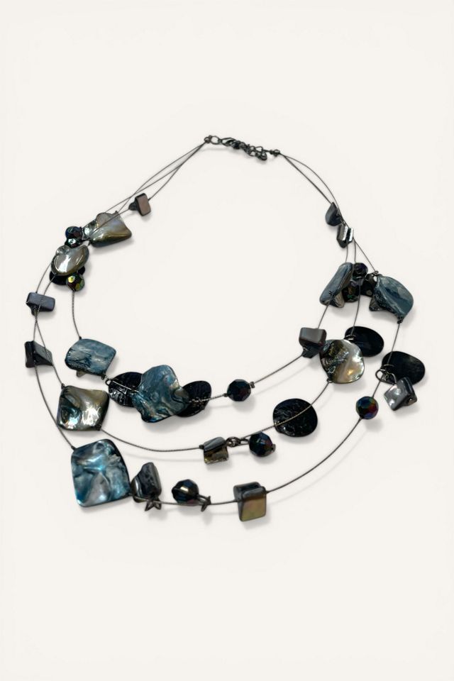 Vintage Layered Abalone Necklace Selected By Ankh By Racquel #1