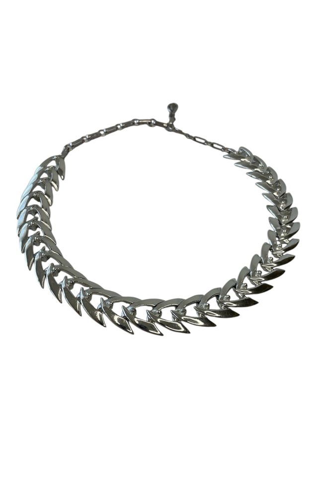 Vintage Silver Short Chain Necklace Selected By Ankh By Racquel #2