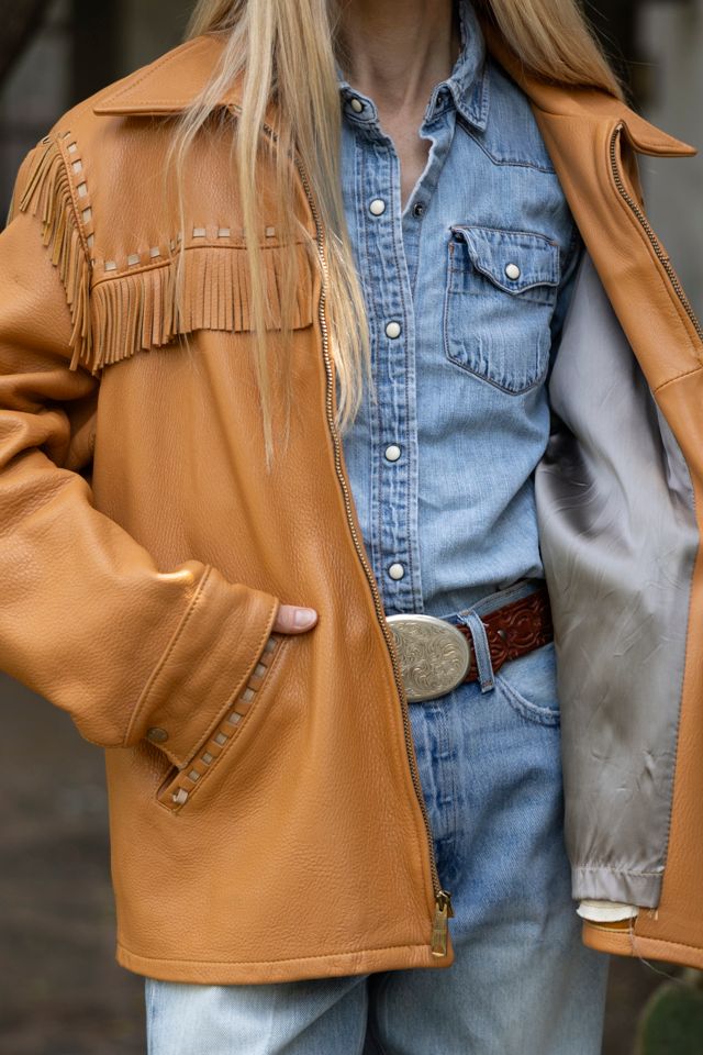 The 1950s Deerskin Leather Western Fringe Jacket by Lauren Owen of Texas #3