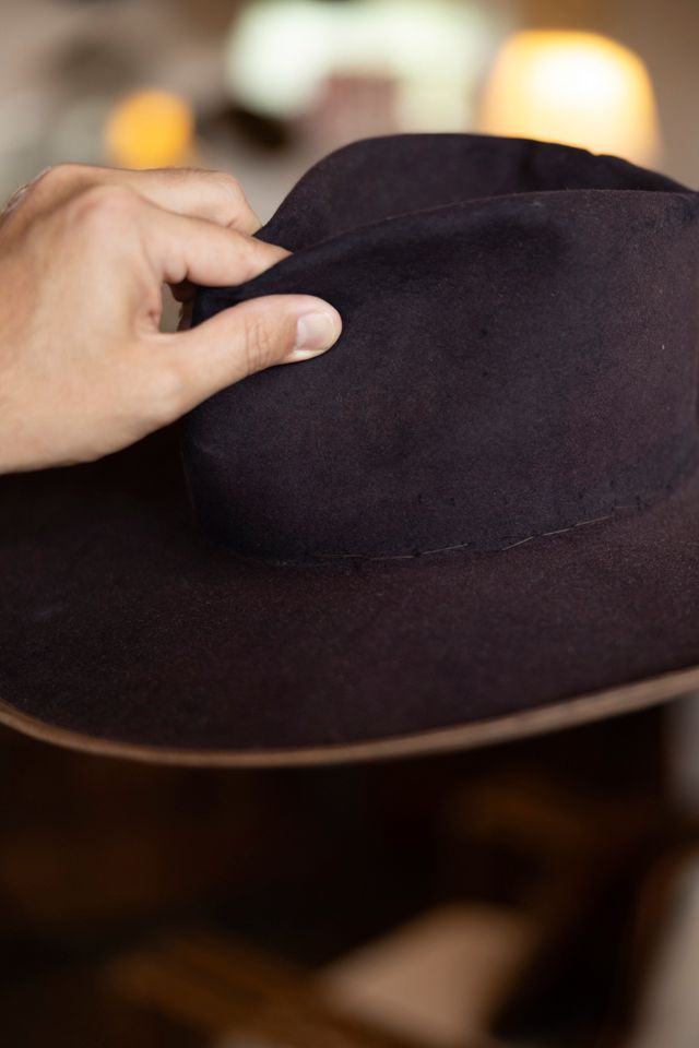 Vintage Naturally Aged Peter Bros. Hub Hat by Lauren Owen of Texas #2