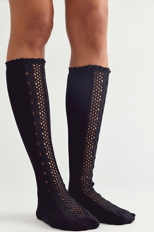 Rubies Crochet Knee High Socks