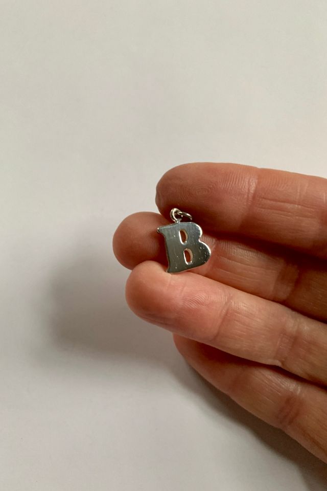 Vintage Sterling Silver Letter B Initial Charm Selected by SharpLilTeeth #1