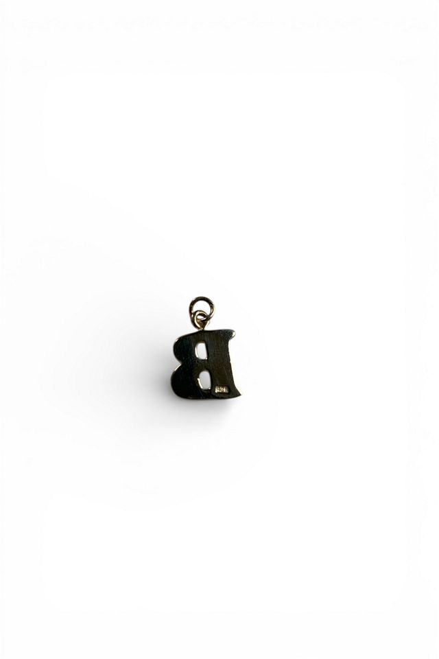 Vintage Sterling Silver Letter B Initial Charm Selected by SharpLilTeeth #2