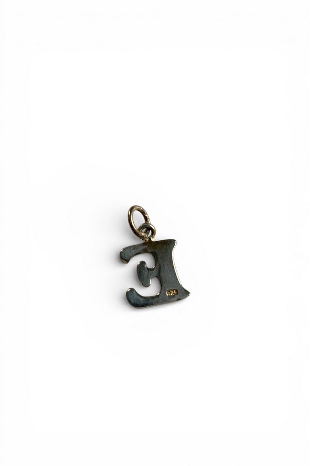 Vintage Sterling Silver Letter E Initial Charm Selected by SharpLilTeeth #1
