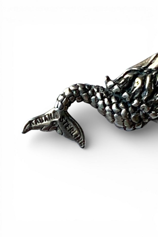 Vintage Sterling Silver Mermaid Charm Selected by SharpLilTeeth #3