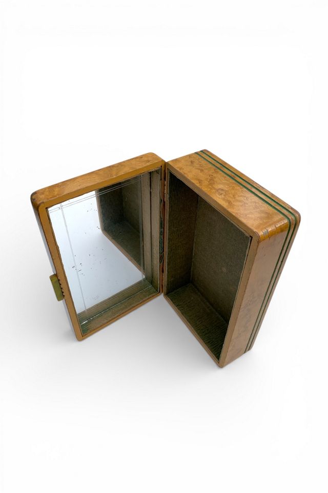 Vintage 1930s Wooden Mirrored Box Selected by SharpLilTeeth #1