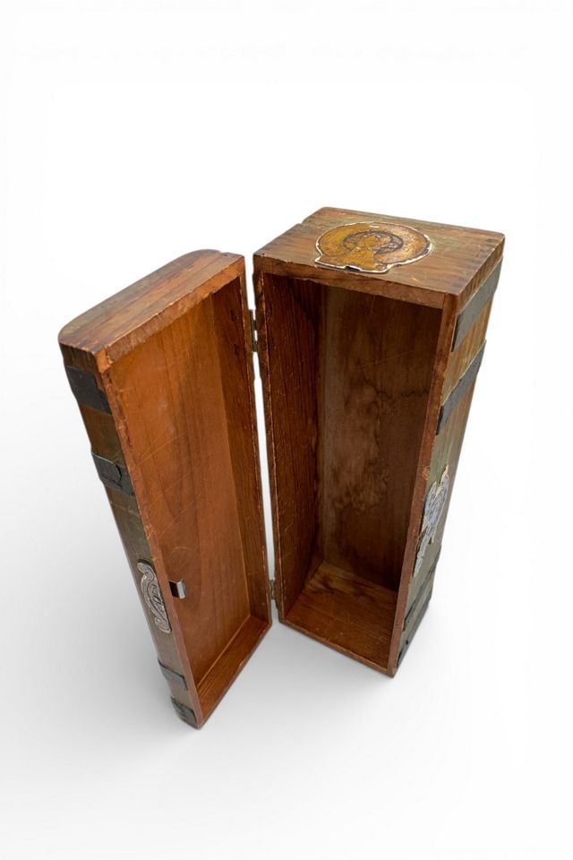 Vintage Wooden Treasure Chest Jewelry Box Selected by SharpLilTeeth #1