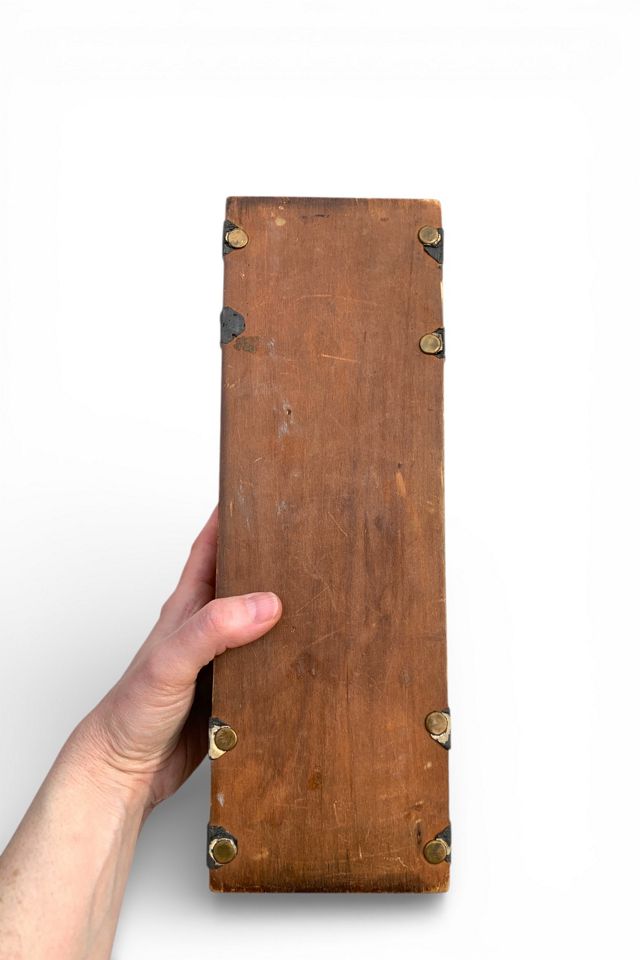 Vintage Wooden Treasure Chest Jewelry Box Selected by SharpLilTeeth #3