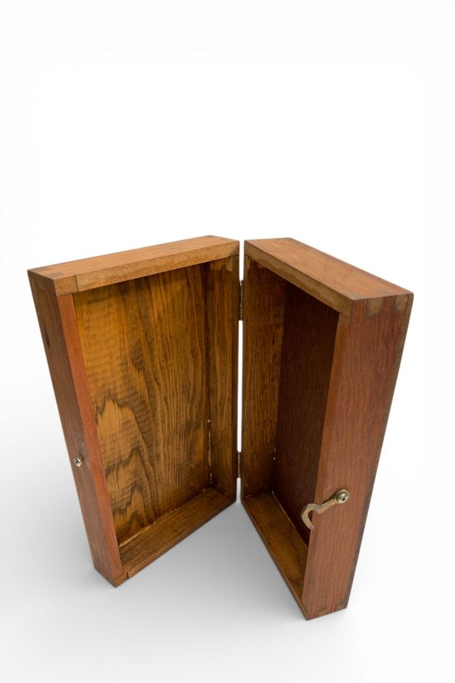 Vintage Handmade Wooden Jewelry Box Selected by SharpLilTeeth #1