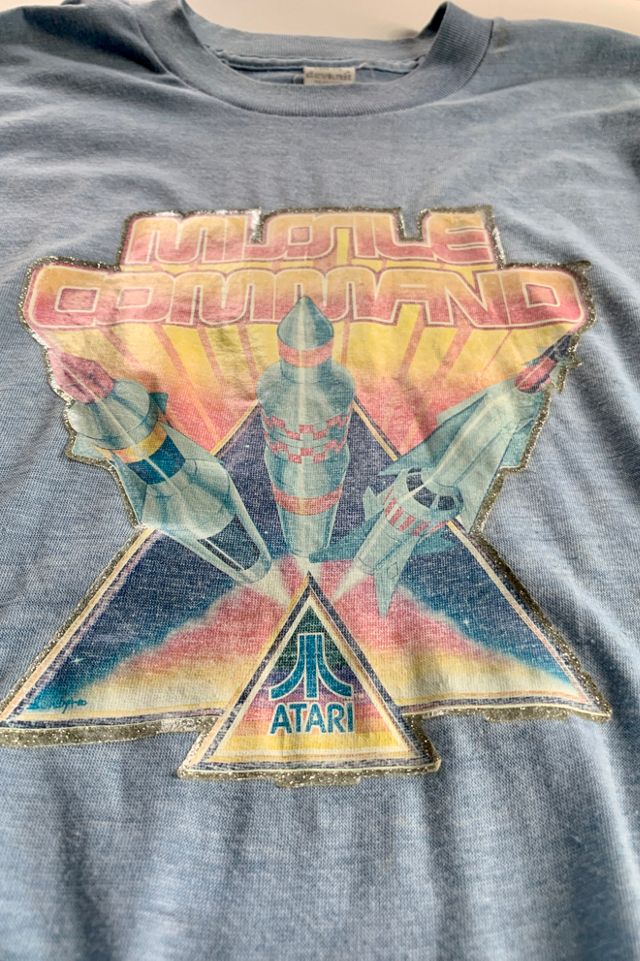 Vintage 1980s Distressed Atari Gaming T-Shirt Selected by SharpLilTeeth #2