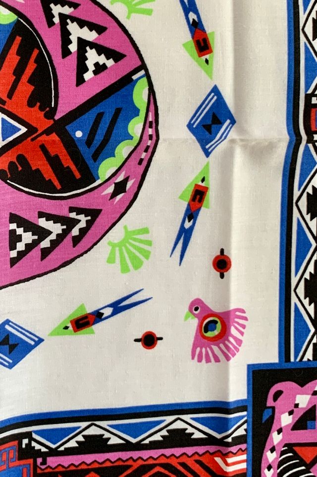 Vintage 1980s Southwestern Print Bandana Selected by SharpLilTeeth #1