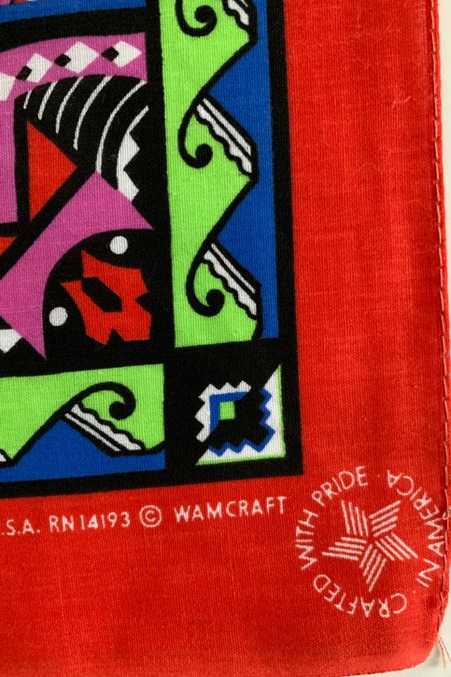 Vintage 1980s Southwestern Print Bandana Selected by SharpLilTeeth #2