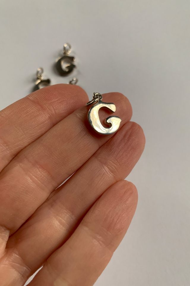 Vintage Sterling Silver Letter G Initial Charm Selected by SharpLilTeeth #1